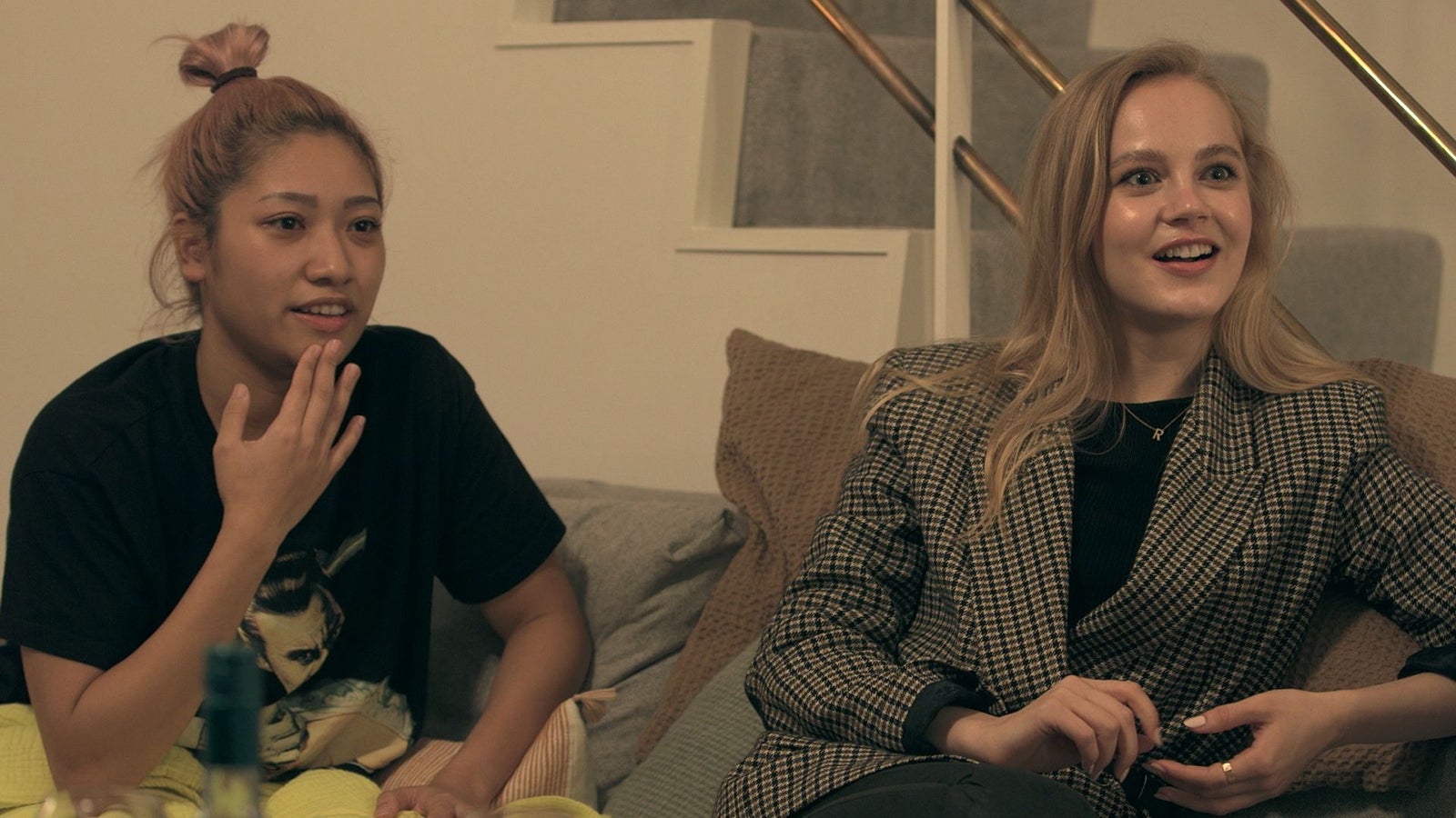 花、ビビ（ラズドゥミナ・ヴィオレッタ）「TERRACE HOUSE TOKYO 2019-2020」26th WEEK（C）フジテレビ／イースト・エンタテインメント