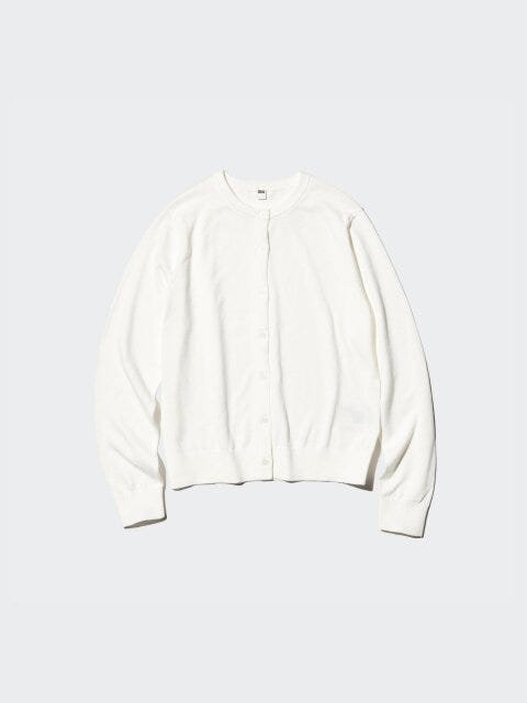 UVカットクルーネックカーディガン 2025夏ユニクロUVカットクルーネックカーディガン