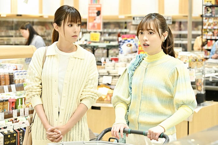 深田恭子、福原遥「18/40~ふたりなら夢も恋も~」第3話より(C)TBS