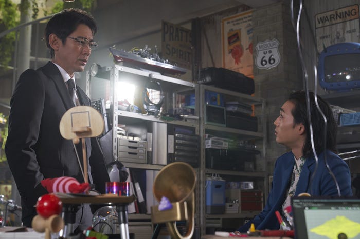 (左から)小泉孝太郎、竜星涼「スタンドUPスタート」最終話より(C)フジテレビ