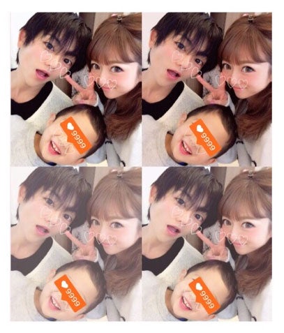 杉浦太陽、辻希美、次男・昊空くん／辻希美オフィシャルブログ（Ameba）より