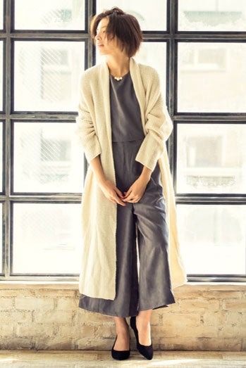 ロングニットコーディガン「Re:EDIT by GALSTAR」3,998円（税込）／画像提供：Re:EDIT by GALSTAR