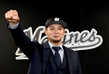 ロッテ・井上広大が入団会見「もう関西には帰らない覚悟」背番号「39」大山から連絡「お互い頑張ろう」に決意新た