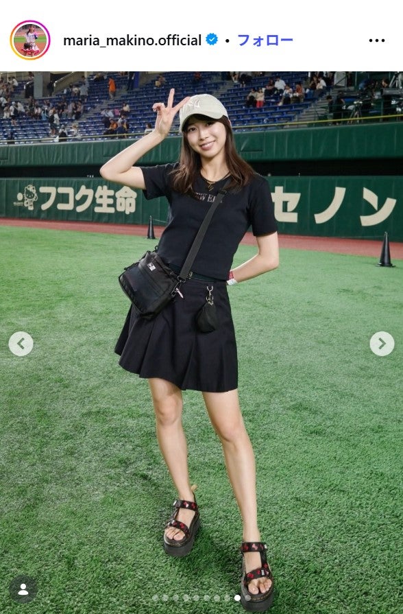 牧野真莉愛Instagramより