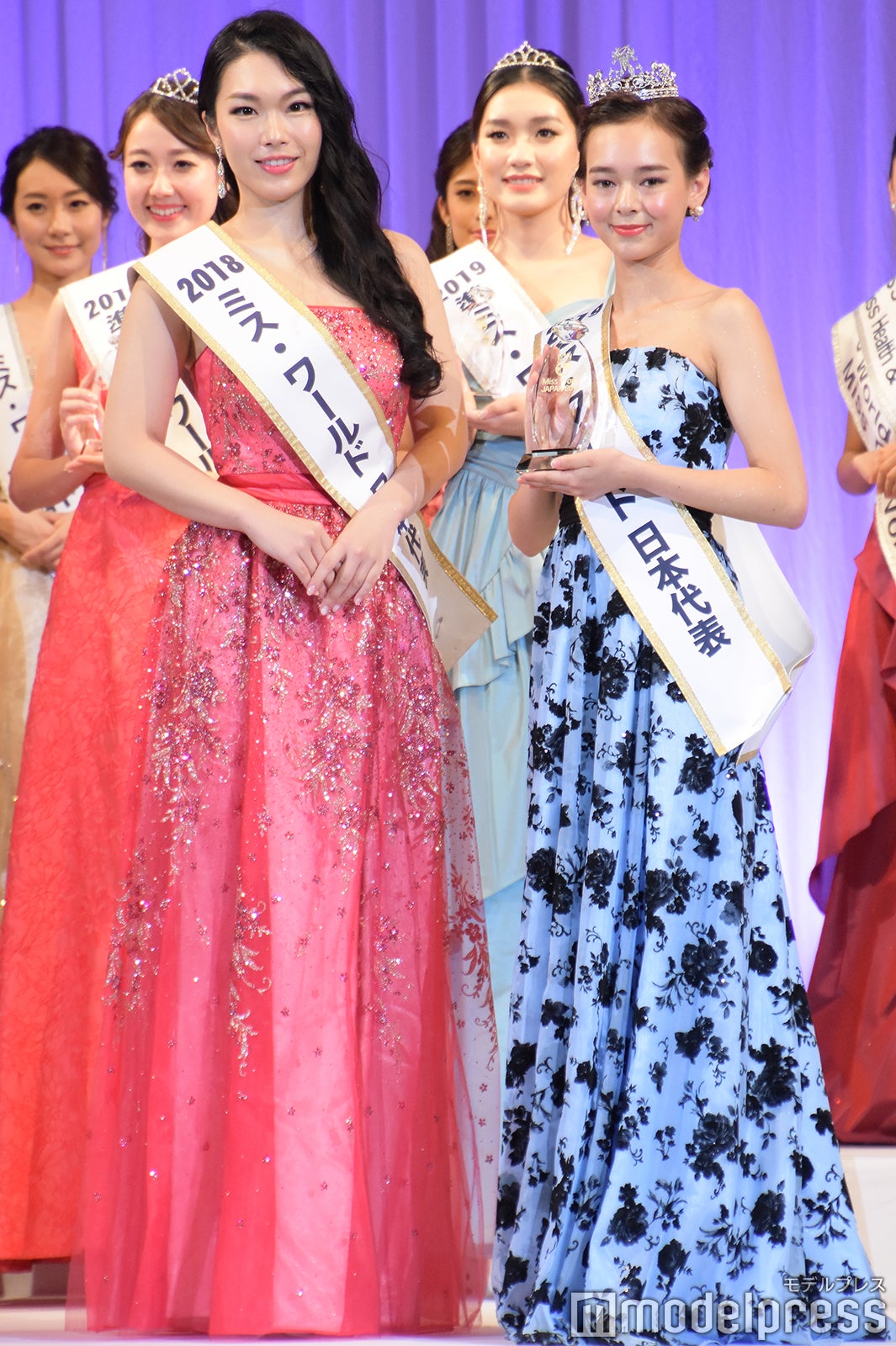 「ミス・ワールド2018」日本代表・伊達佳内子さん、世良マリカさん （C）モデルプレス