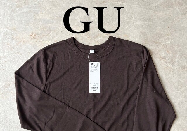 チラ見せがかわいい♡大人気のGUシアーTにトレンドカラーのブラウンが登場《着用レビュー》