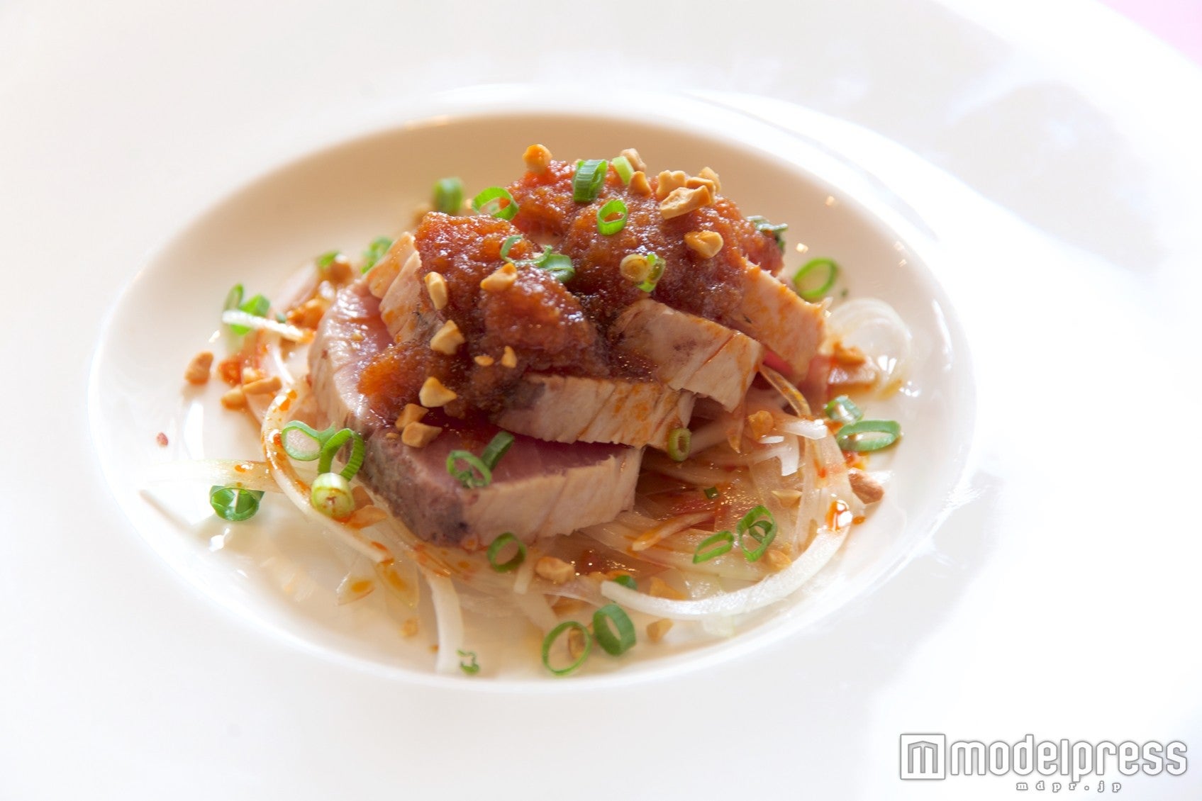 ブリのたたき～よだれ鶏ソース～／画像提供：ジャパン・フィッシャーマンズ・フェスティバル実行委員会