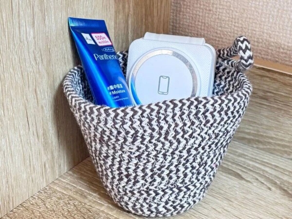 ダイソー ロープ収納(お皿型) 使用例 ダイソー ロープ収納(お皿型) 使用例