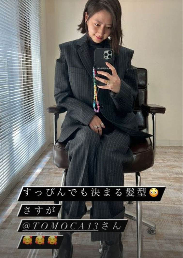 河北麻友子、Instagramストーリーズより