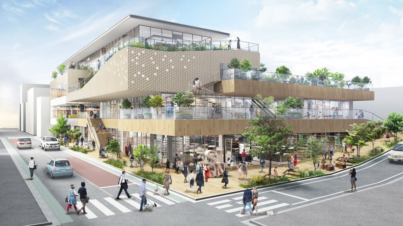 自由が丘に新商業施設、2023年秋開業へ ショップやレストラン入居