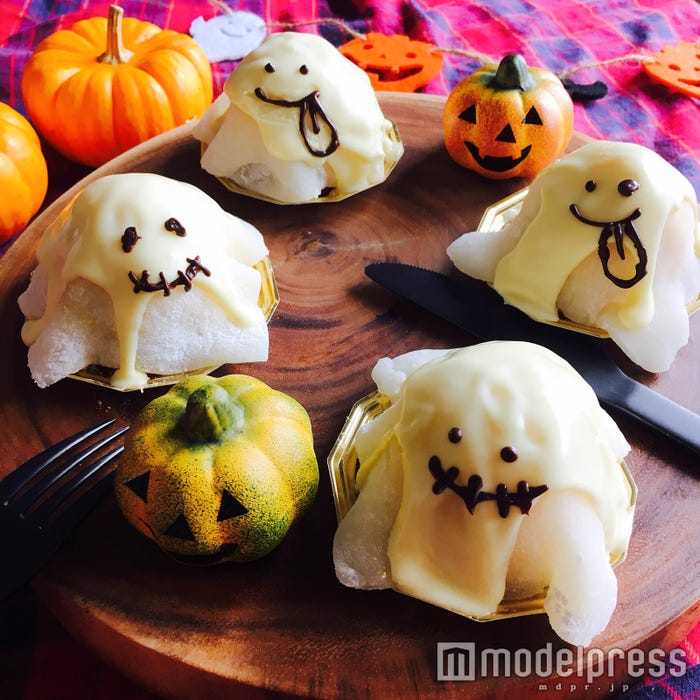 可愛すぎて食べられない「おばけティラミス」/画像提供:柏原歩