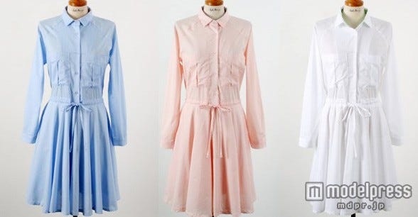 シャツワンピース「ogage japan」6,980円(税込)