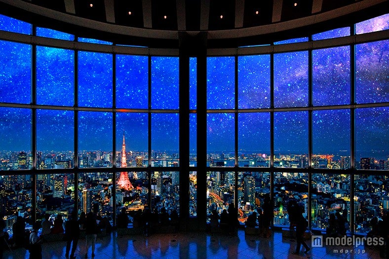 夜景と星空イルミが共演、都会の空の新たな楽しみ方を体験