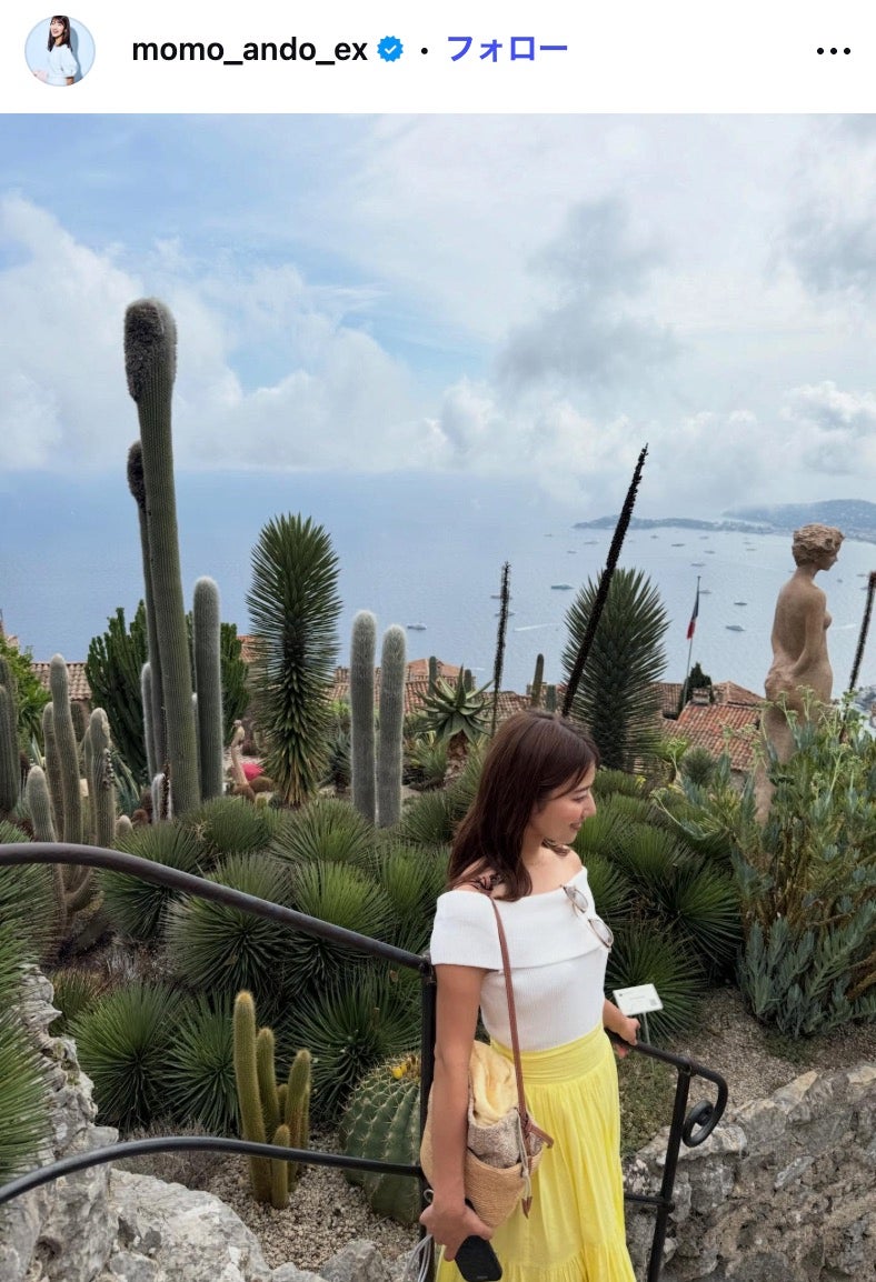 安藤萌々アナInstagramより