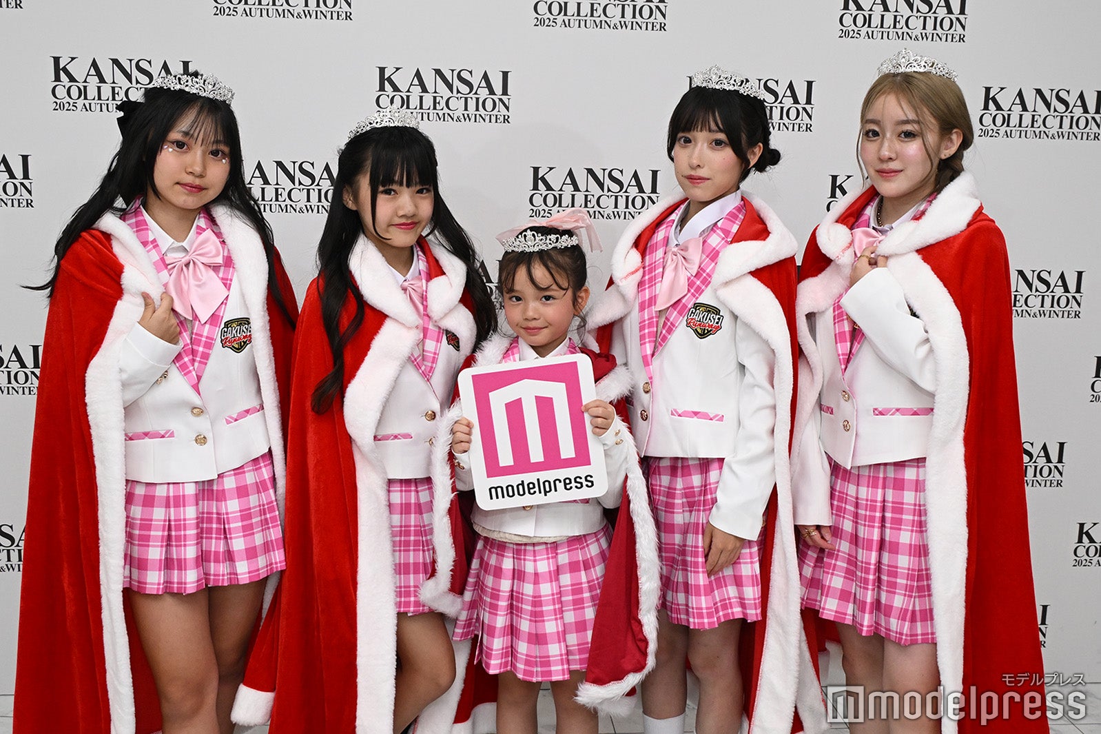 「GAKUSEI RUNWAY」グランプリ受賞者たち5人（C）モデルプレス