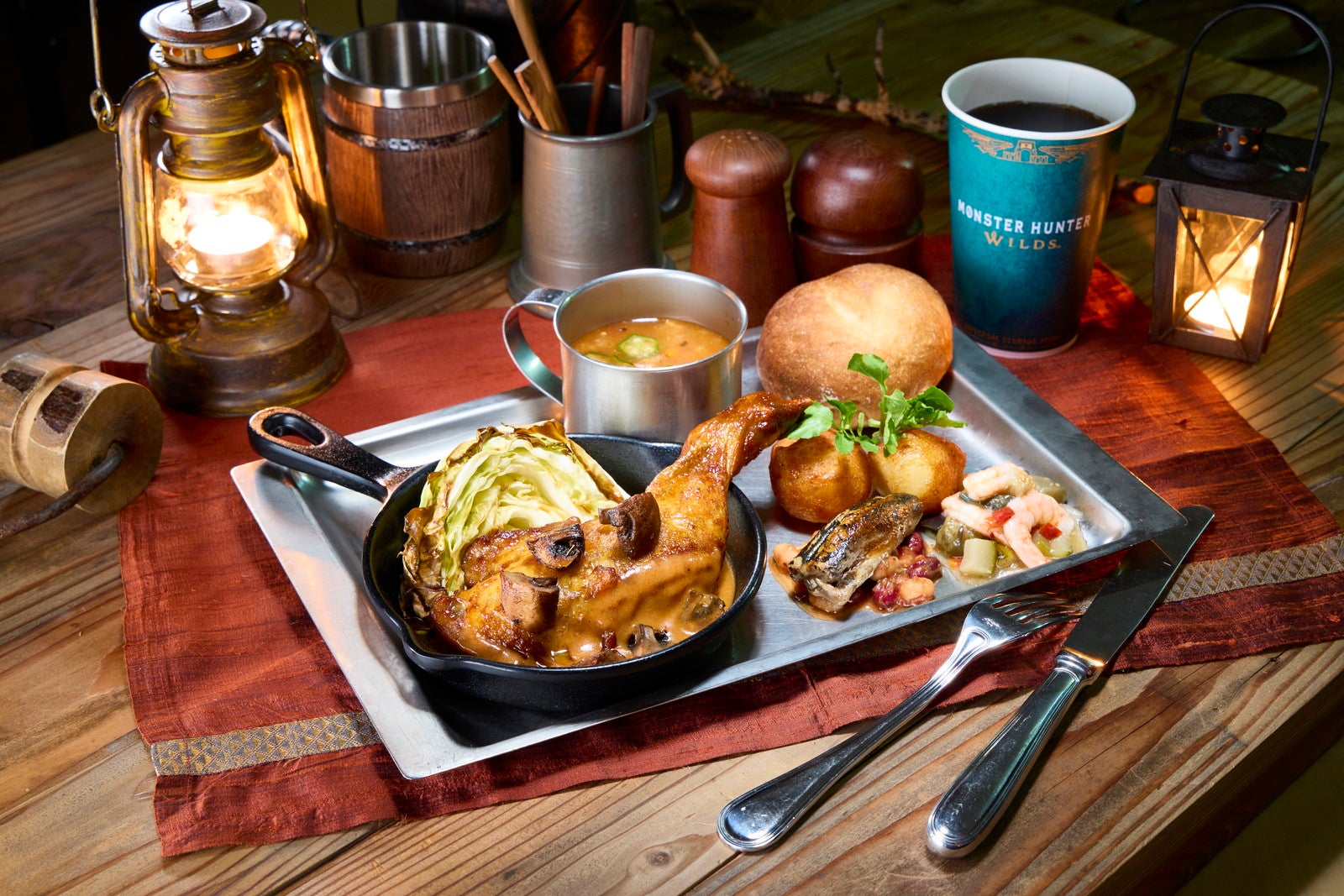 モンスターハンターワイルズ ～モリバーの宴～／画像提供：ユニバーサル・スタジオ・ジャパン