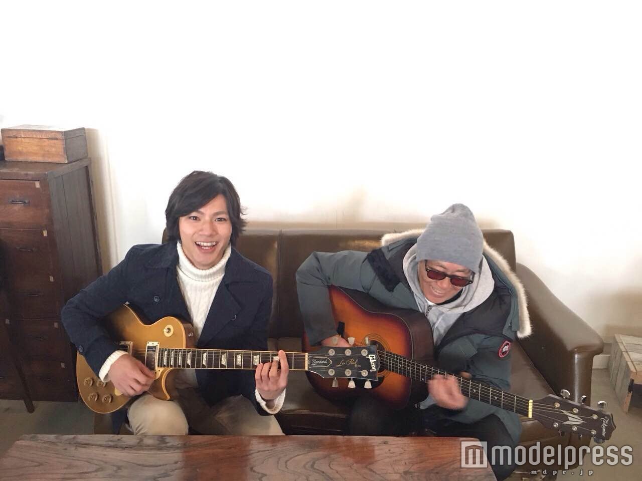 山田裕貴、廣木隆一監督（C）2016 映画「オオカミ少女と黒王子」製作委員会