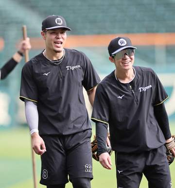 阪神・中野 佐藤輝に「1年目から30本以上」ドラフト同期にエール 来季へ決意「穴はみんなで埋められる」