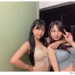 モデルプレス - NMB48白間美瑠宅に古賀成美がお泊り おそろい水着&パジャマ姿に「超絶可愛い」の声