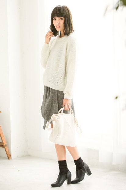 シンプルシャギーニット「Re:EDIT by GALSTAR」2,798円（税込）／画像提供：Re:EDIT by GALSTAR