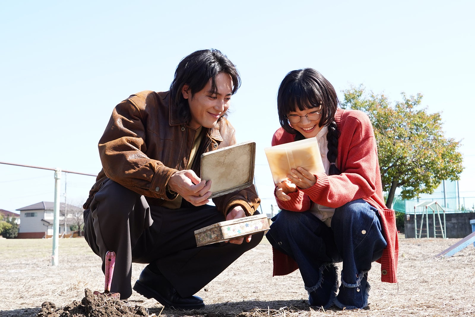 間宮祥太朗、古川琴音「ACMA：GAME アクマゲーム」第2話より（C）日本テレビ