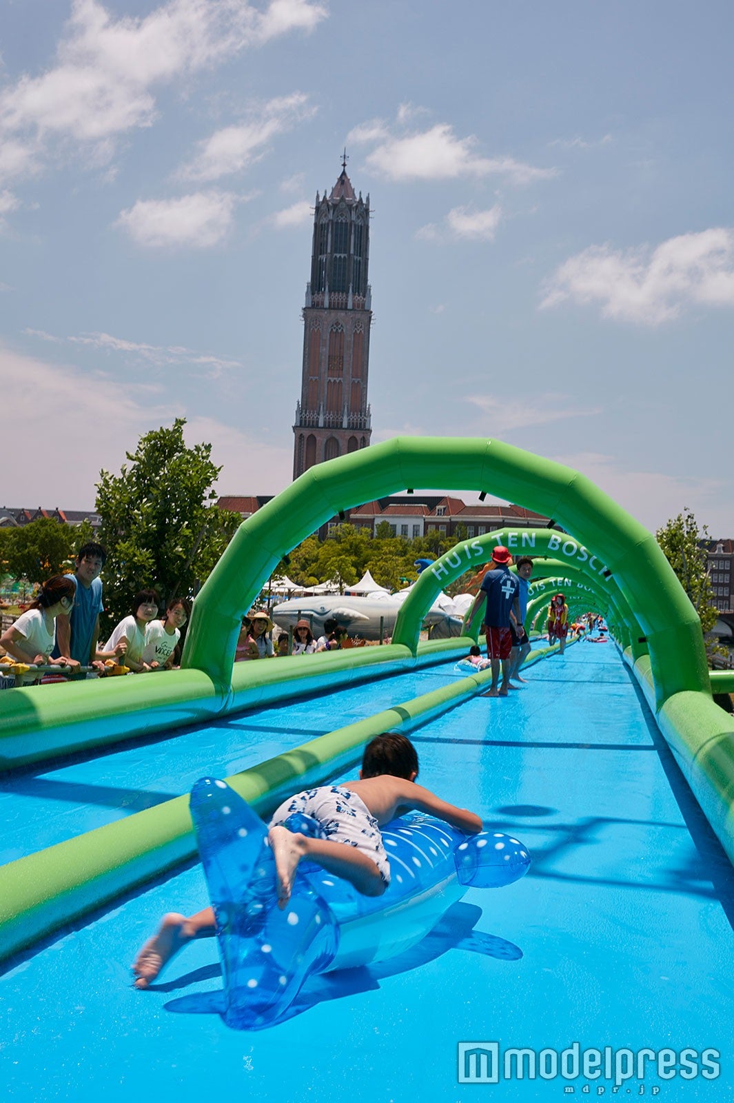 昨年初登場したウォーターロングスライダー／画像提供：ハウステンボス