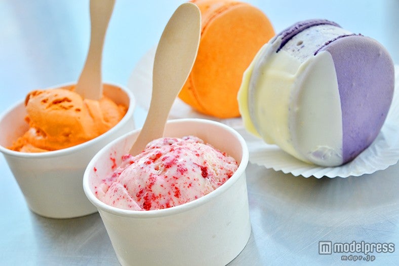 LAの人気アイスクリーム店「MILK」／オレンジ色の「タイティー」味が1番人気