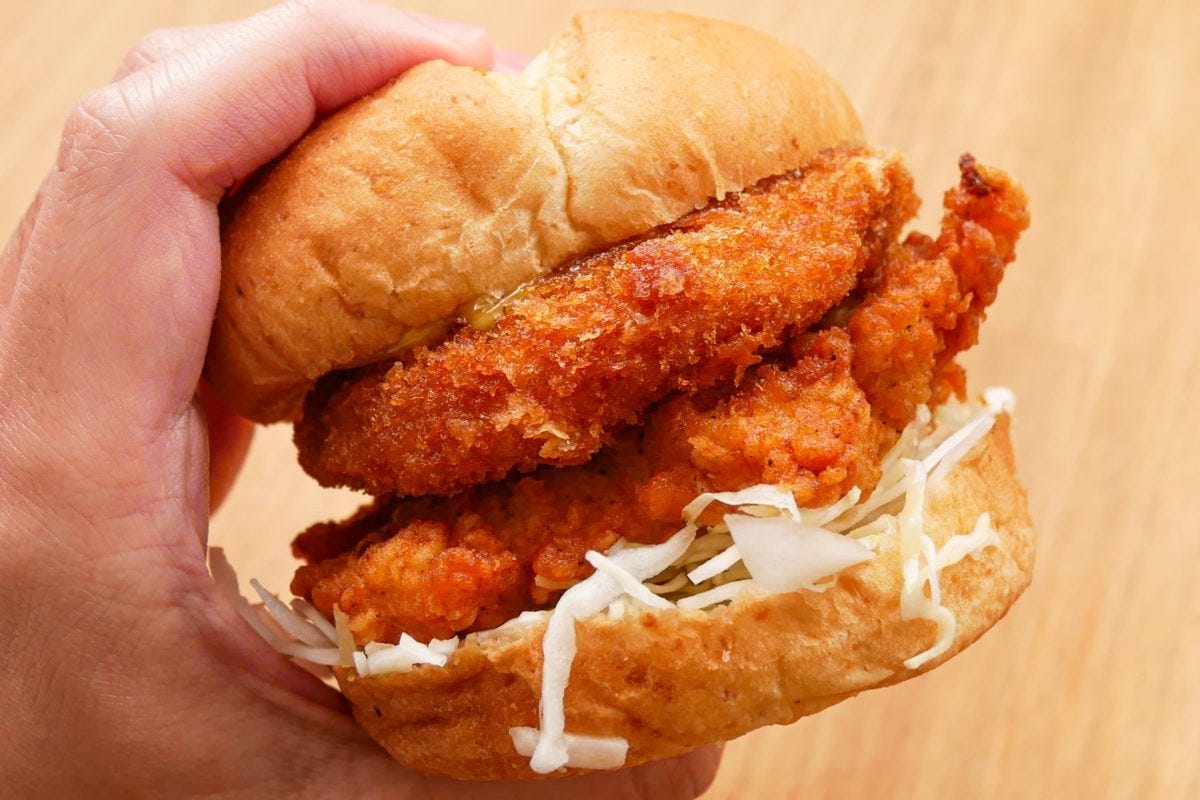 極旨ハムカツフィレサンド