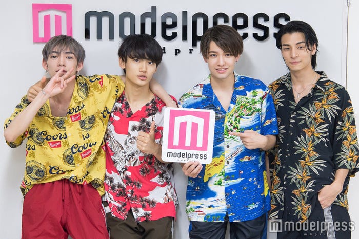 ANTIME(左から)U、Fu、Kauan、AM(C)モデルプレス