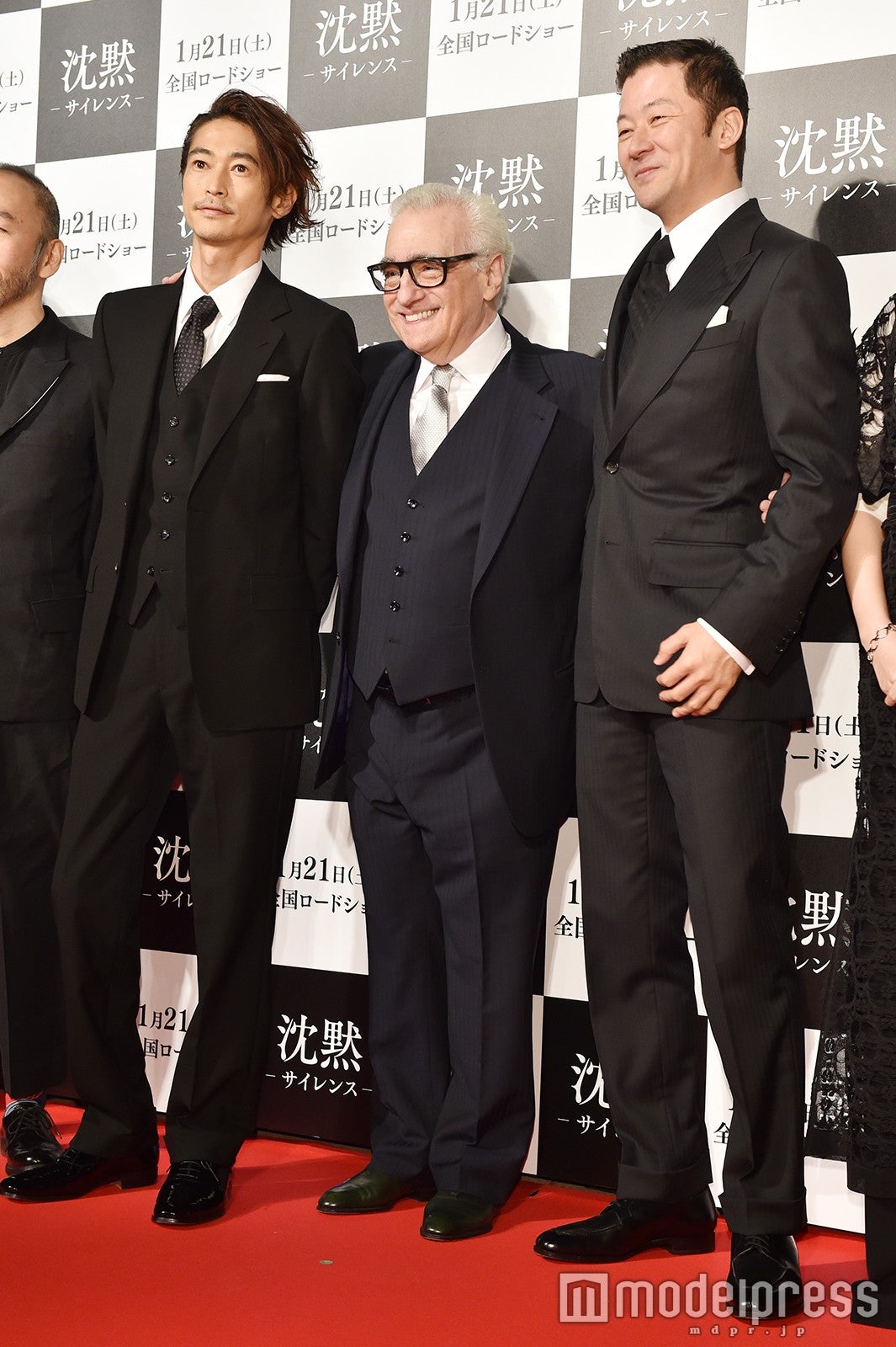 窪塚洋介、マーティン・スコセッシ監督、浅野忠信 （C）モデルプレス