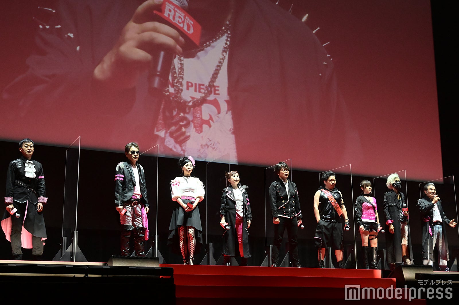 （左から）チョー、平田広明、岡村明美、田中真弓、中井和哉、山口勝平、大谷育江、矢尾一樹、宝亀克寿 （C）モデルプレス