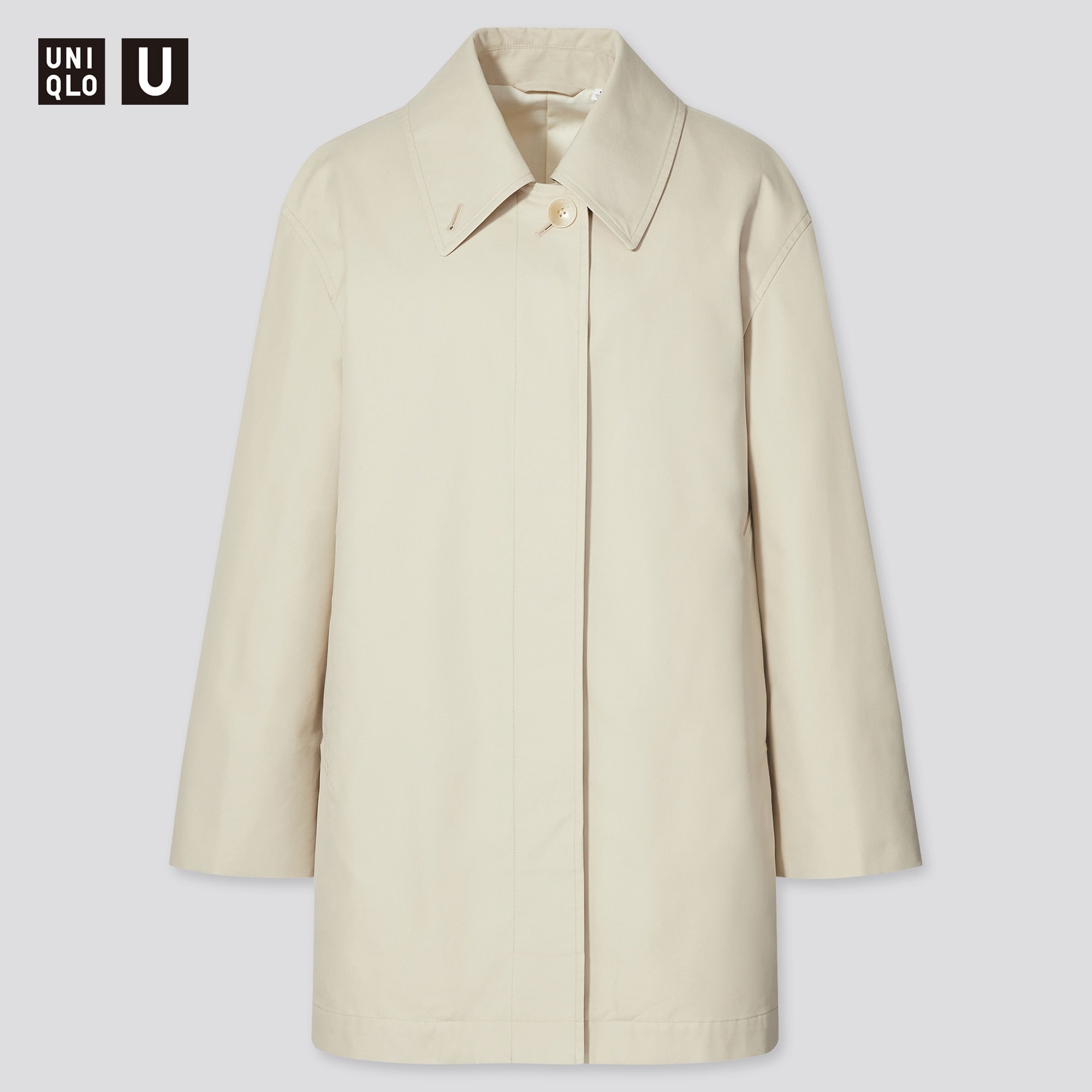 ステンカラーショートコート