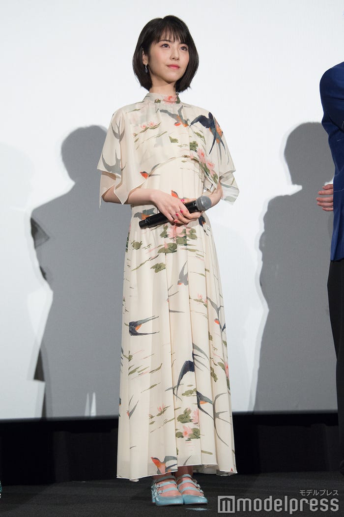 映画「賭ケグルイ」初日舞台挨拶に登壇した浜辺美波(C)モデルプレス