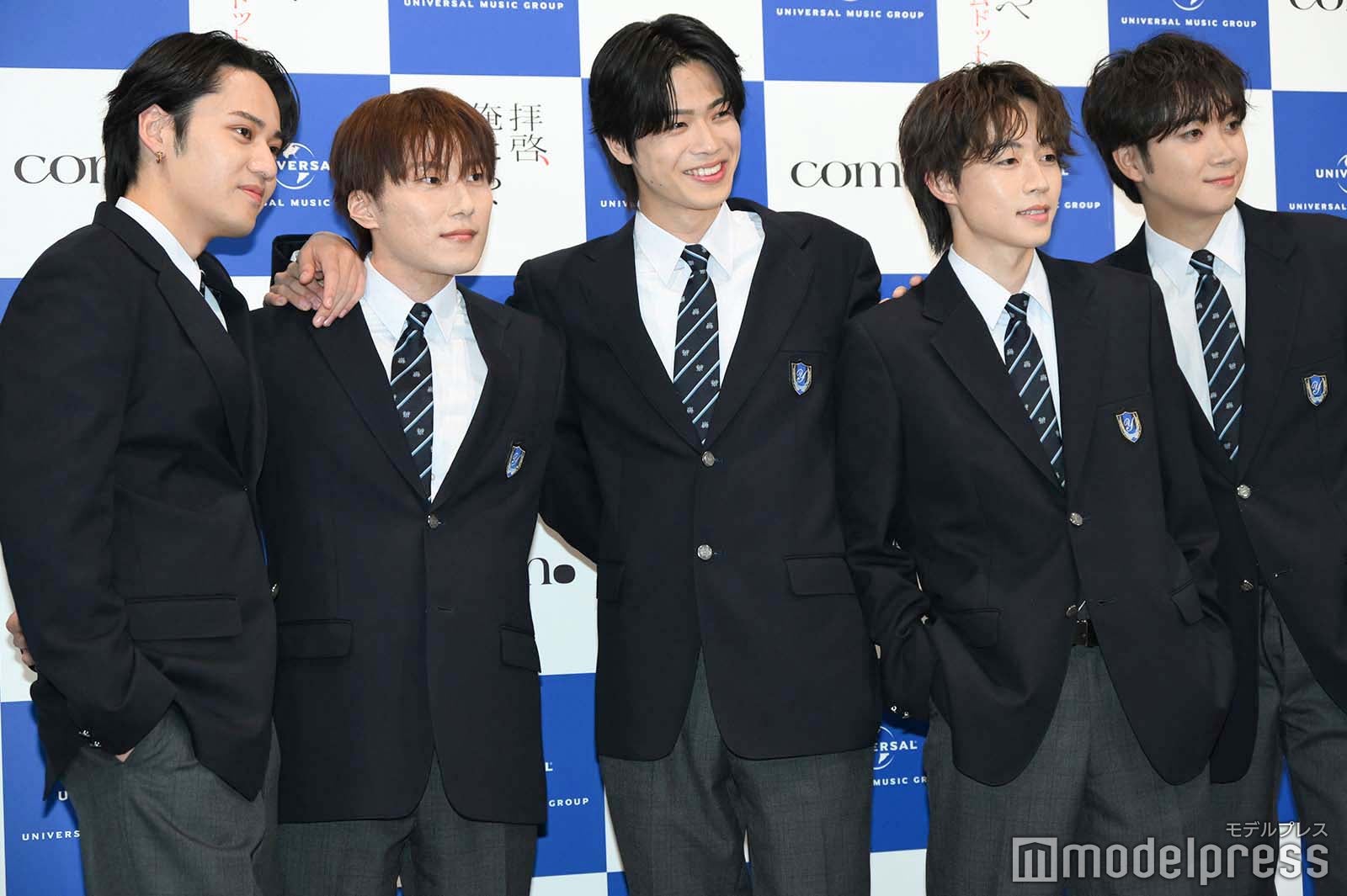 ひゅうが、あむぎり、やまと、ゆうた、ゆうま／コムドット（C）モデルプレス