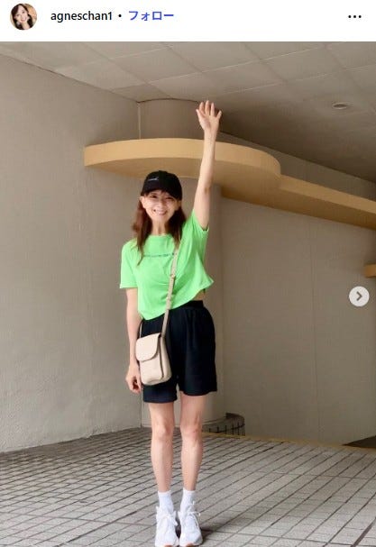 アグネス・チャンInstagramより