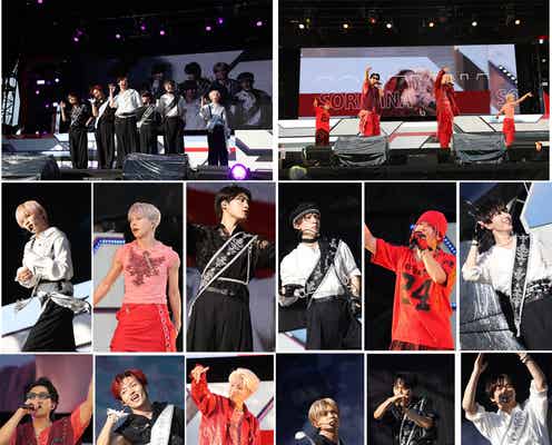 OWV&OCTPATH、大阪・万博記念公園で熱いパフォーマンス披露 “レスポンス”で観客沸かす【Survive FES】