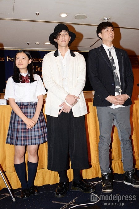 (左から）杉咲花、野田洋次郎、松永大司監督