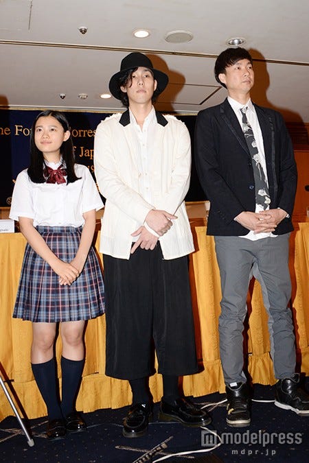 (左から)杉咲花、野田洋次郎、松永大司監督