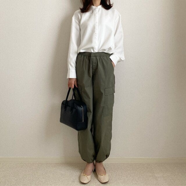 ユニクロ　カーゴパンツ　NGコーデ