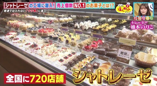 ショーケースの中