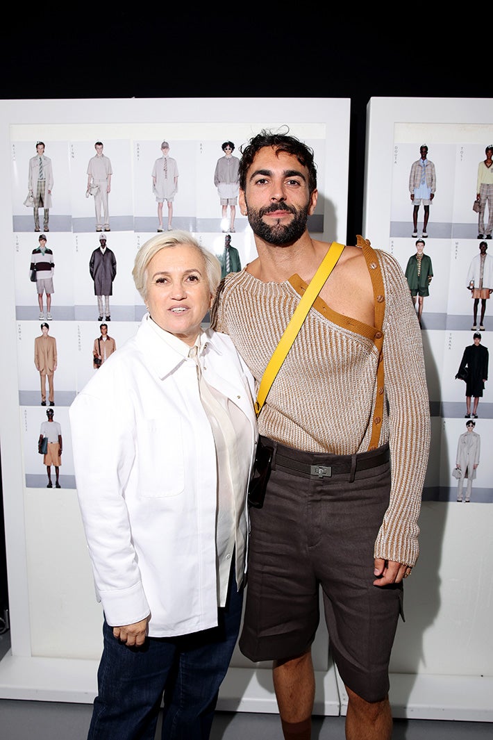 「フェンディ2025年春夏メンズコレクション」の様子（提供写真）