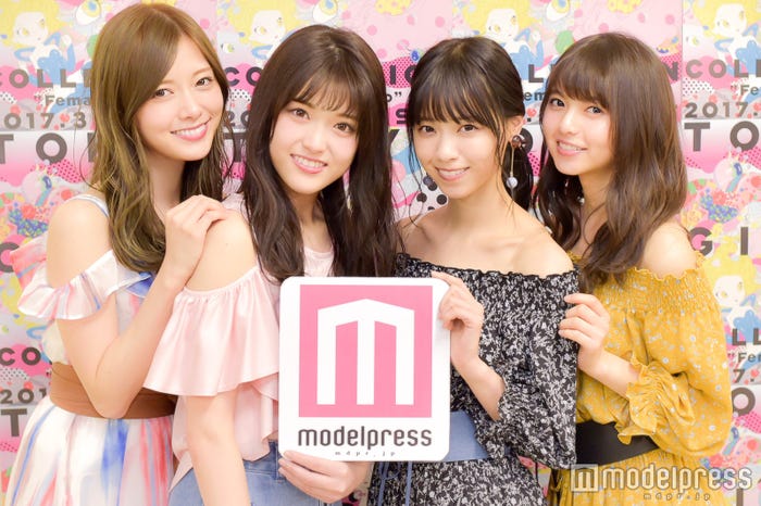 白石麻衣、松村沙友理、西野七瀬、齋藤飛鳥(C)モデルプレス