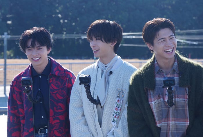 佐藤大樹、木村慧人、瀬口黎弥(C)AbemaTV,Inc.