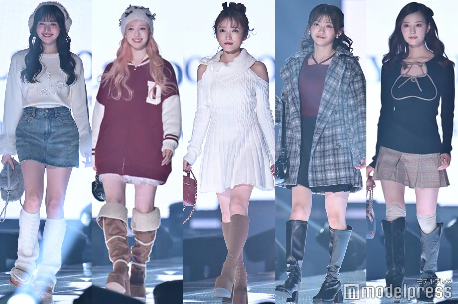 立花琴未、SUZU、矢吹奈子、板倉可奈、鶴嶋乃愛（C）モデルプレス