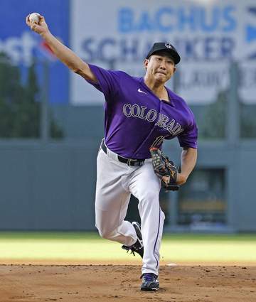 ロッキーズ・菅野智之 初回にパドレス・マチャドにソロ被弾 登板2試合連続今季30本目の被本塁打