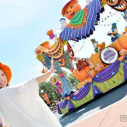 東京ディズニーランド新パレード「ハッピーハロウィーンハーべスト」/モデル:河西里音