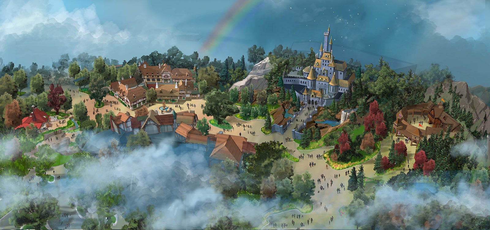 ファンタジーランド新エリアの全景／イメージ（C）Disney