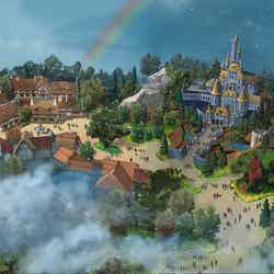 ファンタジーランド新エリアの全景／イメージ（C）Disney