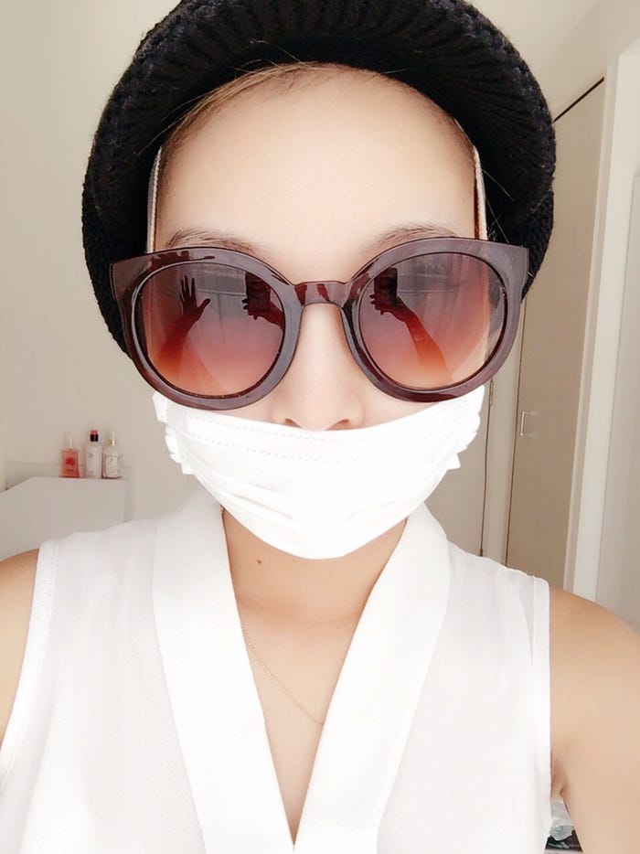 吉川ちか/手術後(画像提供:所属事務所)