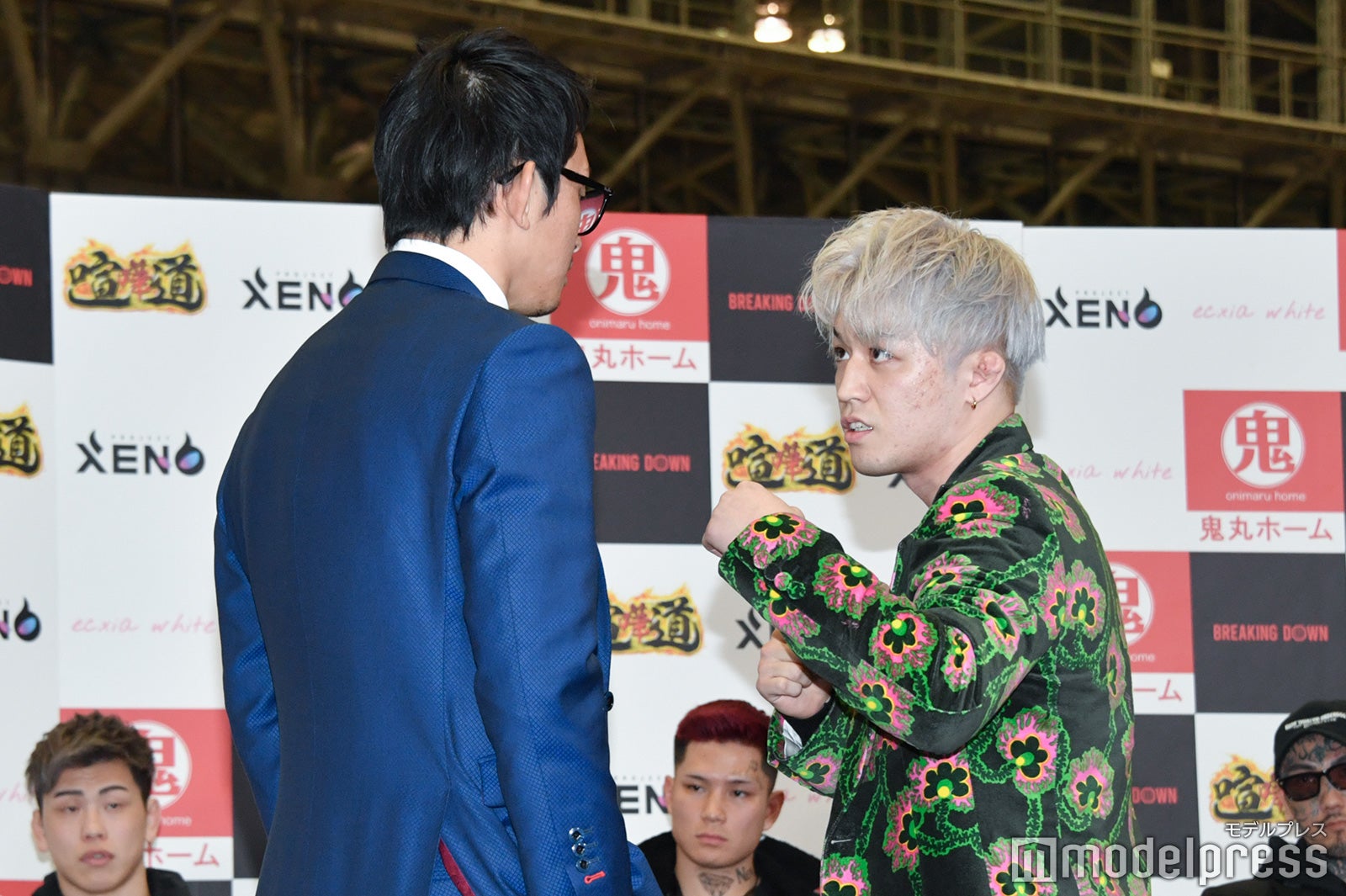 啓之輔＆ジョリーの乱闘「BreakingDown7」前日会見の模様 （C）モデルプレス